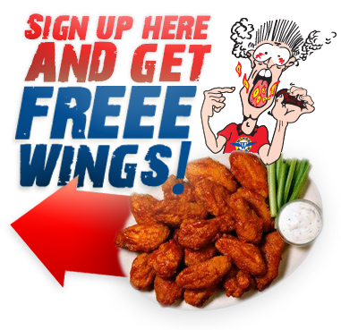 Sign up and get free wings!